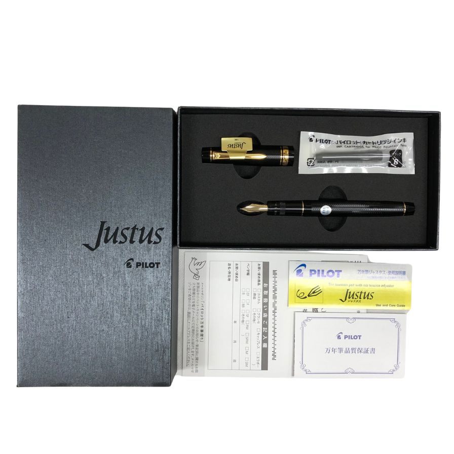 パイロット 万年筆 Justus95 ペン先14K FJ-3MR-NB-FM ブラック PILOT【AFI12】