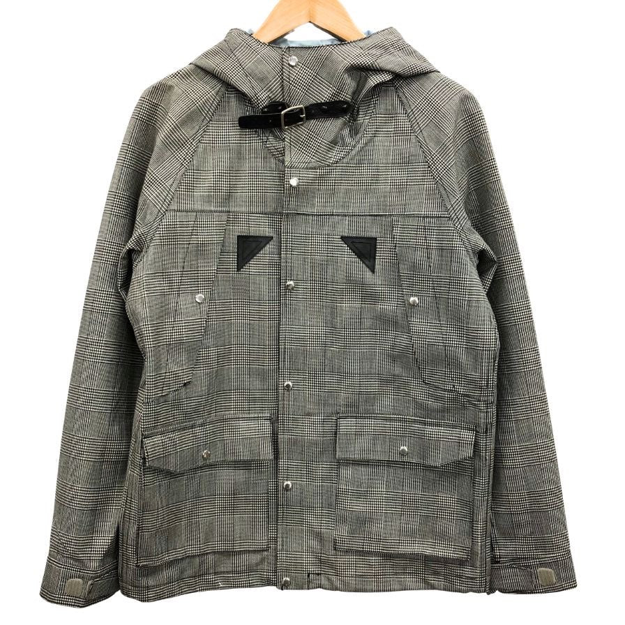 中古◆ヴィズヴィム ビズビム ガイドジャケット ウール ラミネート加工 ゴアテックス グレンチェック メンズ グレー サイズM visvim 【AFB41】