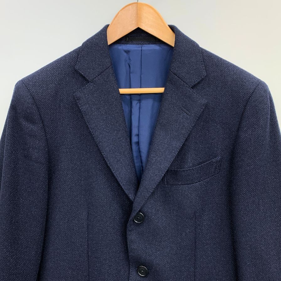 美品◆ロロピアーナ ドリームツイード 鎌倉 メンズサイズ M ブルー系 Loro Piana 【AFB45】