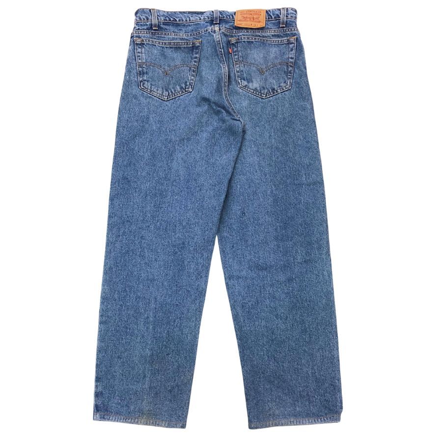 リーバイス デニム 550 ボタン裏653 USA製 インディゴ メンズ サイズ W36 L33 LEVI’S 【AFB39】