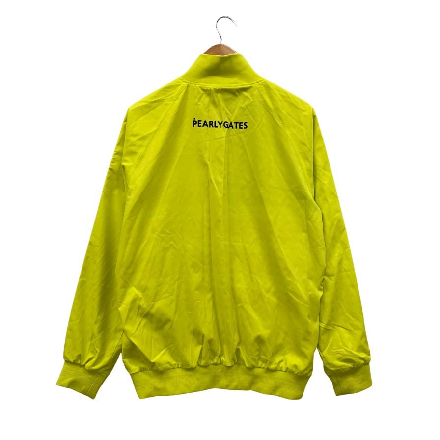 極美品◆パーリーゲイツ ジャケット 裏メッシュ デザイン 053-0220017 イエロー メンズ サイズ5 PEARLY GATES 【AFB24】
