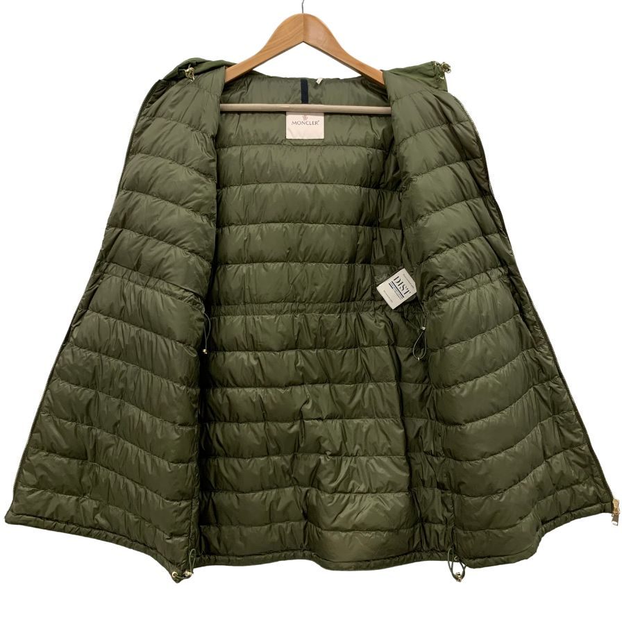 美品◆モンクレール 19SS ダウンコート LUXEMBOURG GIUBBOTTO カーキ レディース サイズ2 MONCLER 【AFA1】
