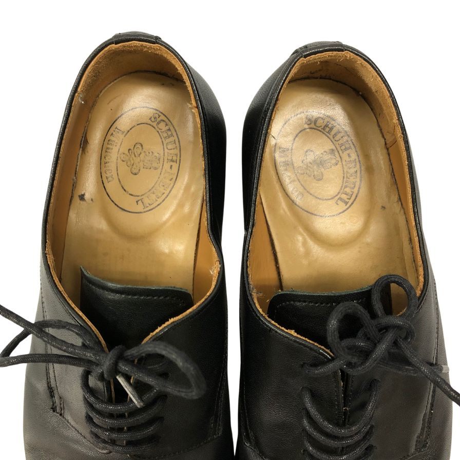 シューベルテル レザーシューズ 4684 サイズ40 メンズ ブラック SCHUH BERTL 約25.0cm【AFC1】