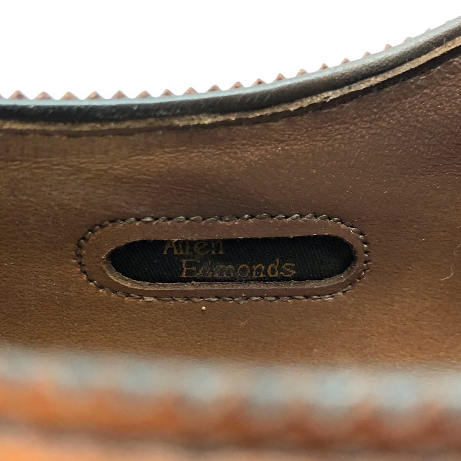 アレンエドモンズ レザーシューズ Sanford パンチドキャップ ブラウン メンズ サイズ11 Allen Edmonds 約29.0cm【AFD2】