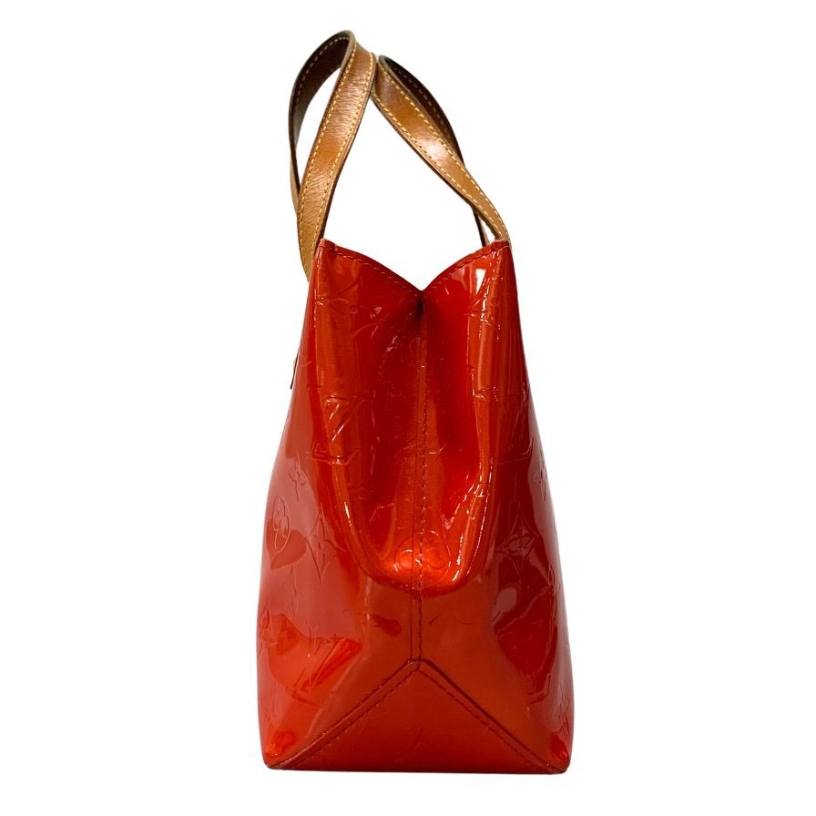 ルイヴィトン ハンドバッグ リードPM モノグラムヴェルニ レッド ポムダムール M91990 レッド LOUIS VUITTON【AFE11】