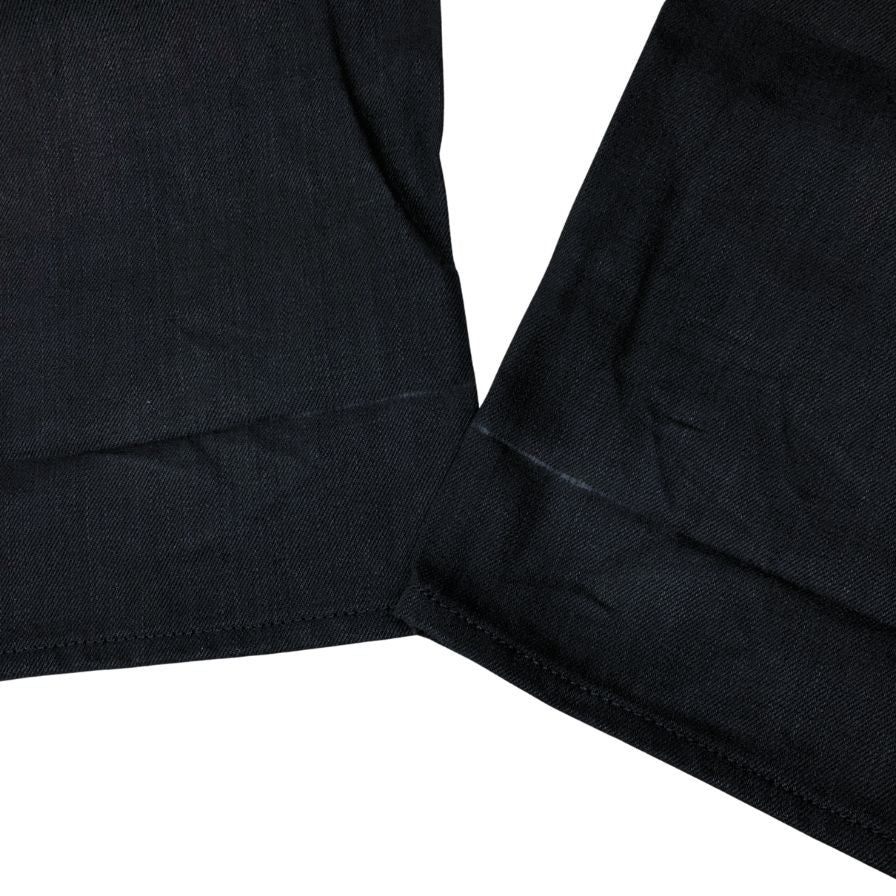 シュプリーム×リーバイス ブラックデニムパンツ 12AW 505 ジップ フライレオパードあしらい メンズ サイズ32×32 ブラック SUPREME×Levi's 【AFB31】