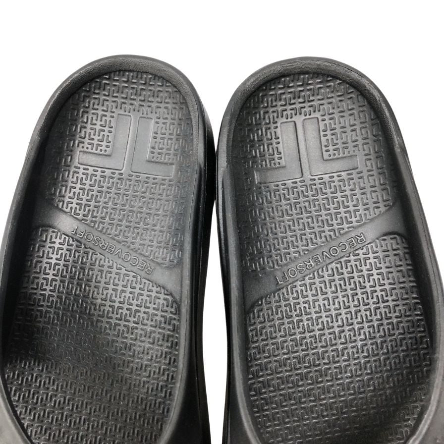 テリック サンダル リカバーソフト メンズ サイズML ブラック TELIC 約25.5cm【AFC44】