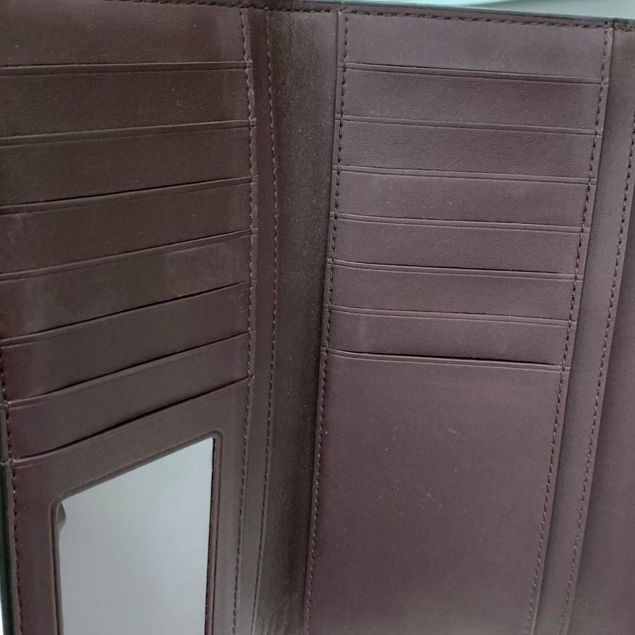 コーチ 長財布 二つ折り シグネクチャー PVC×レザー グリーン メンズ COACH【AFI6】