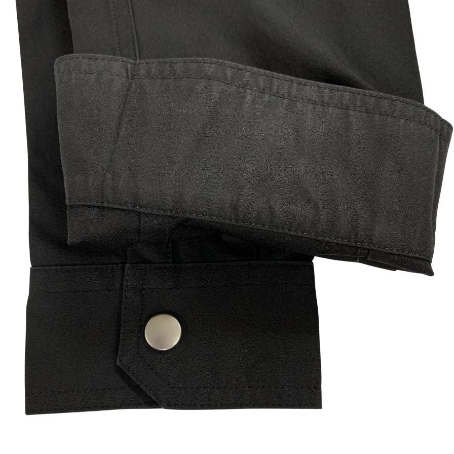 極美品◆リックオウエンス 長袖シャツ ナイロン アウター 23SS RU01C4729-TF ブラック サイズ48 メンズ Rick Owens 【AFA2】
