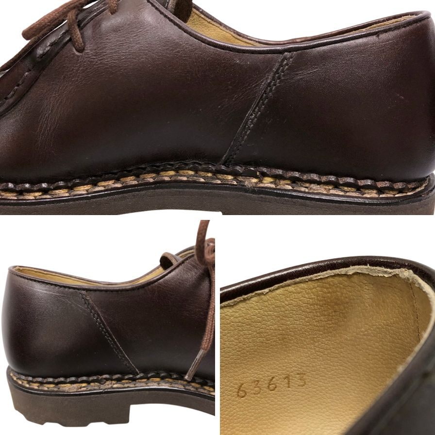 パラブーツ レザーシューズ ミカエル チロリアン カーフ ブラウン レディース サイズ39 PARABOOT MICHAEL 約25.5cm【LA】【中古】
