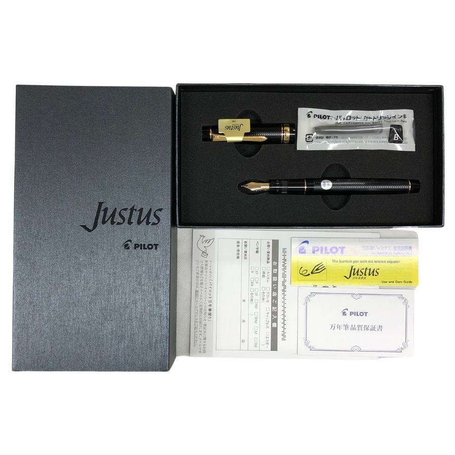 パイロット 万年筆 Justus95 ペン先14K FJ-3MR-NB-F ブラック PILOT【AFI12】
