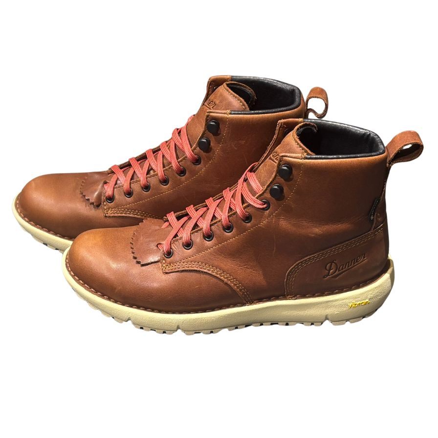 ダナー ブーツ レザーブール ロガー 34651 917 ブラウン メンズ US8 Danner 約26.5cm【LA】【中古】
