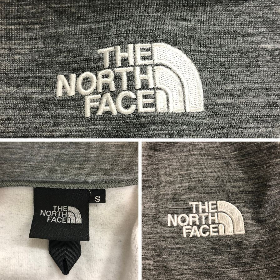美品◆ザ ノースフェイス ライトジャケット NL71503 ジップアップ ウール&ポリエステル メンズ グレー サイズS THE NORTH FACE 【AFB42】