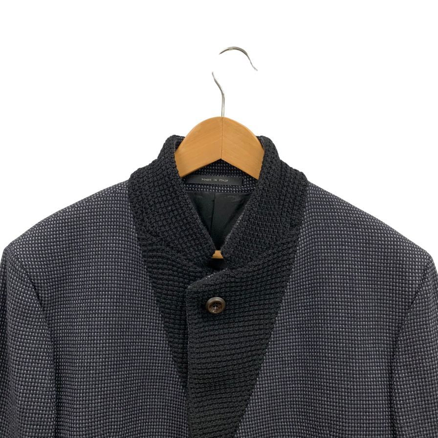 新品同様◆エンポリオ アルマーニ ジャケット MR A LINE メンズ サイズ46 ブラック系 EMPORIO ARMANI 【AFA13】