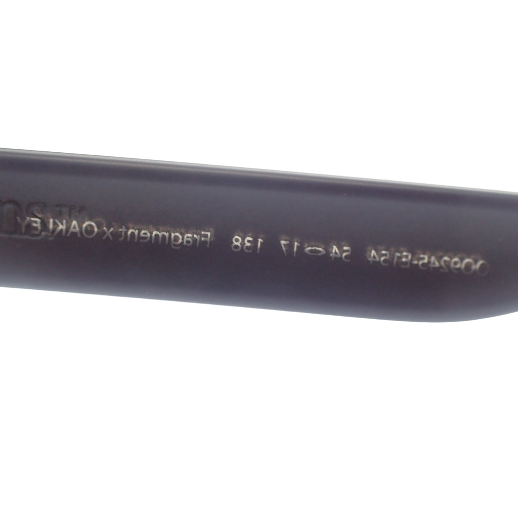 新品同様◆オークリー フラグメント サングラス フロッグスキン Frogskins OO9245 ブラック系 OAKLEY fragment【AFI11】