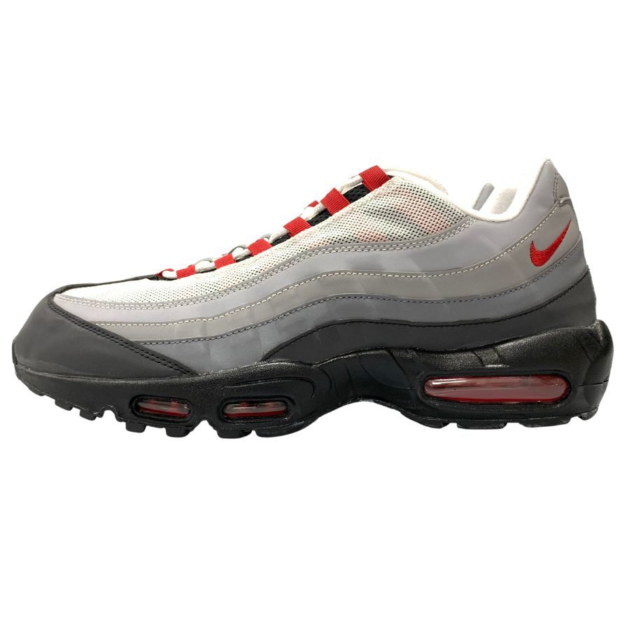 ナイキ ID スニーカー エアマックス 95 パールグレイ ダークビートルート サイズ30.5 818592ー996 NIKE AIR MAX PEARL GREY DARK BEETROOT 約30.5cm【AFC29】
