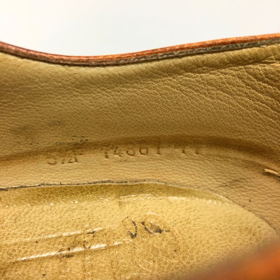 パラブーツ ローファー シャンボード グレインレザー メンズ ブラウン サイズUK5.5 Paraboot ローファー 約24.0cm【LA】【中古】