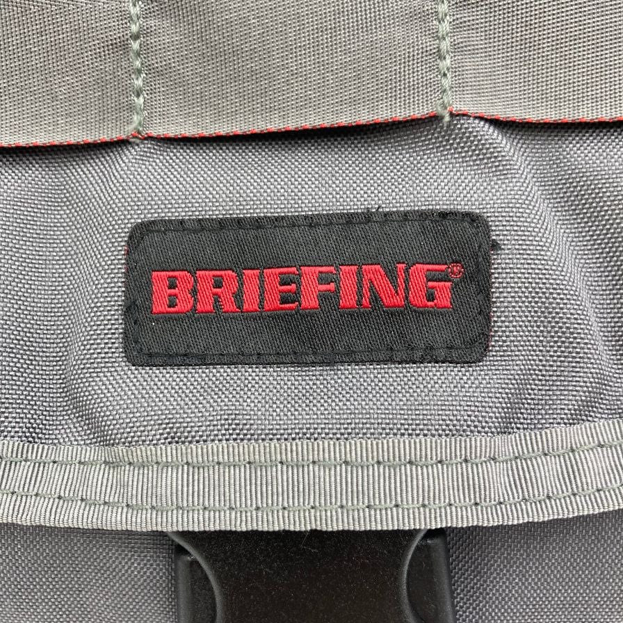 ブリーフィング ミニメッセンジャーバッグ グレー メンズ BRIEFING【AFE10】