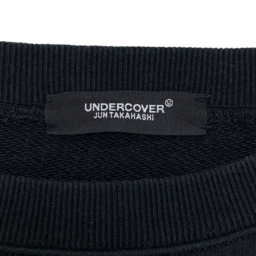 中古◆アンダーカバー フロント プリント トレーナー スウェット メンズ 21AW UC2A4893-4 サイズ5 ブラック UNDERCOVER 【AFB15】