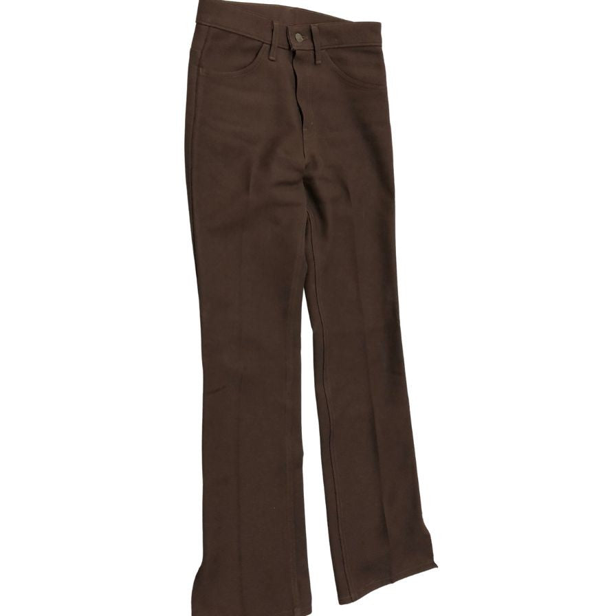 リーバイス スタープレスト ブーツカット フレアパンツ スリット 黒金タブ ブラウン メンズ W29 L32 LEVI’S 【AFB1】