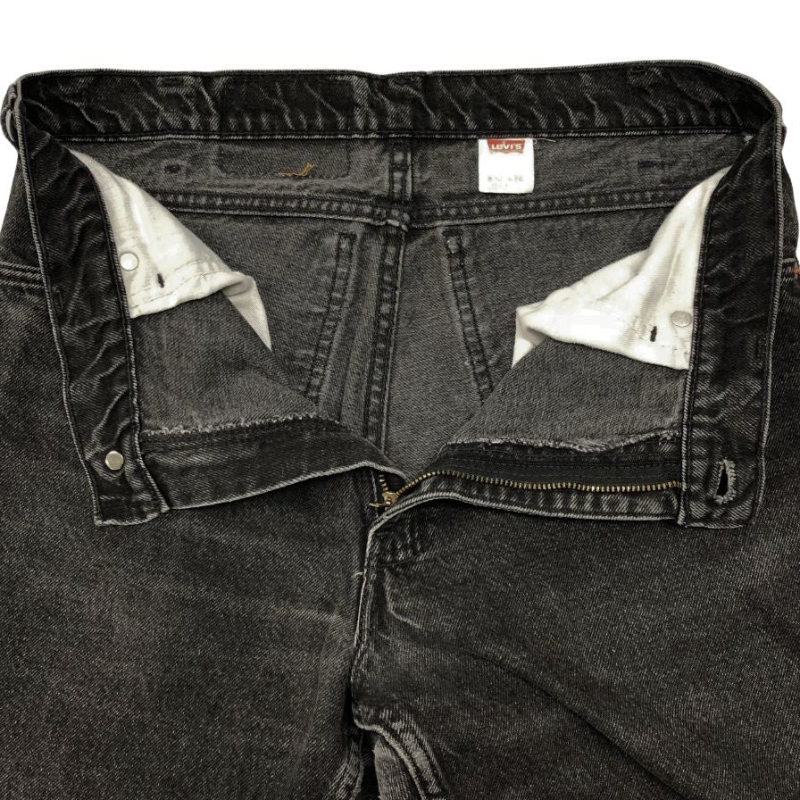 リーバイス デニムパンツ 90年代 505 ヴィンテージ アメリカ製 ブラック メンズ サイズ W32 L36 LEVI’S USA【LA】