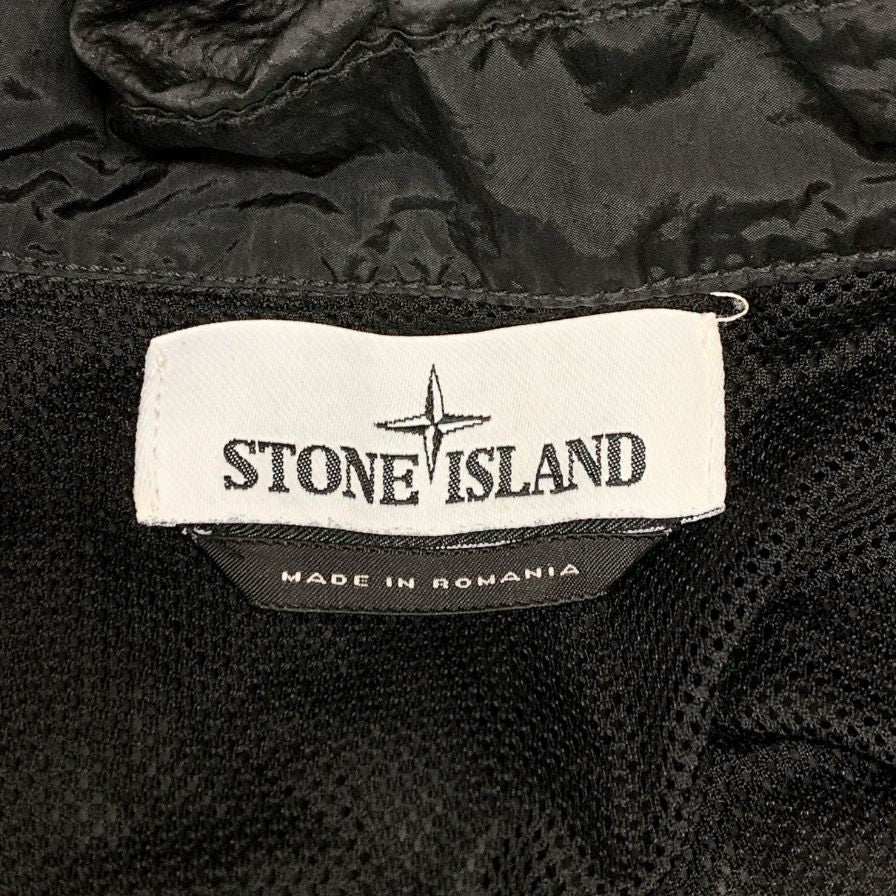 中古◆ストーンアイランド ナイロンジャケット 701543632 NYLON METAL WATRO RIPSTOP BLOUSON メンズ サイズM ブラック STONEISLAND 【AFB38】