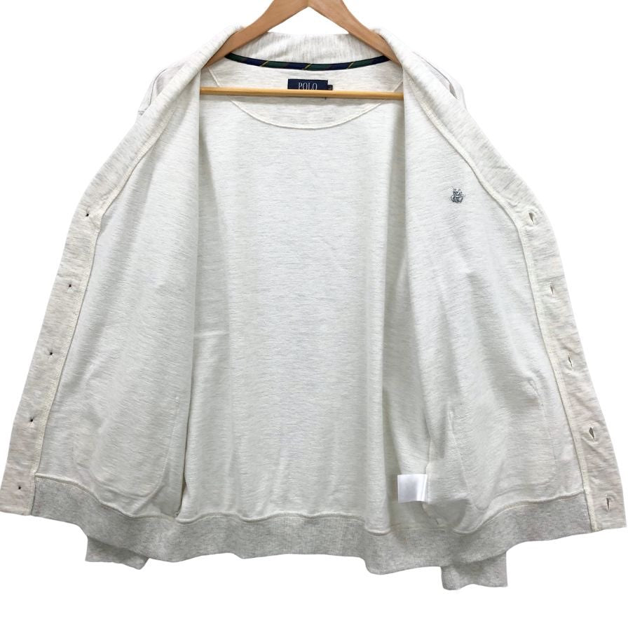 美品◆ポロ ビーシーエス カーディガン グレー サイズL メンズ Polo BCS 【AFB6】