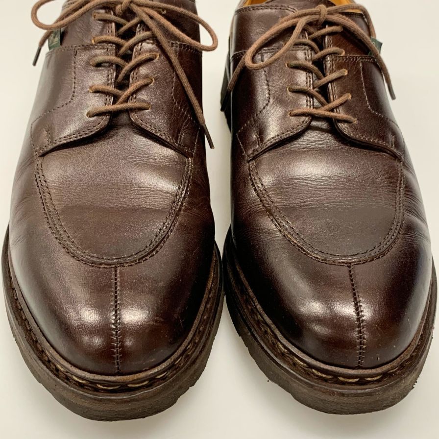 パラブーツ アヴィニョン Uチップ カフェ サイズUK8.5 ブラウン Paraboot ビジネスシューズ 約27.0cm【LA】【中古】