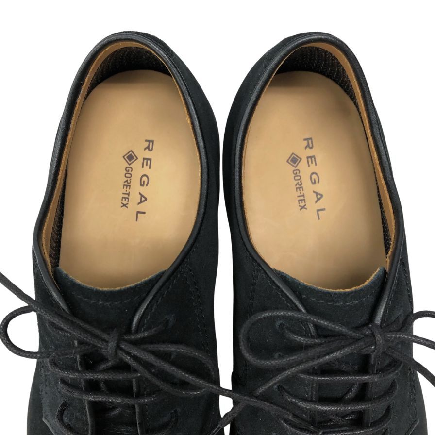 リーガル ダービーシューズ 50AL スウェード GORE-TEX ブラック メンズ サイズ25cm REGAL 約25.0cm【AFD3】
