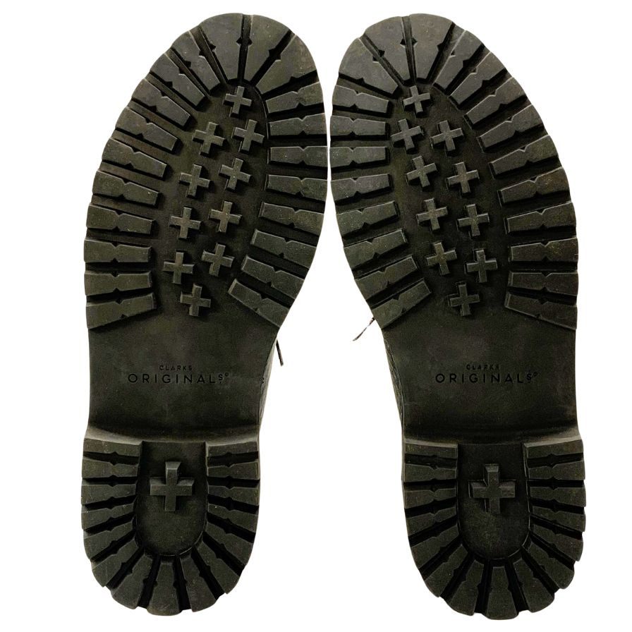 クラークス ビームス チャッカブーツ デザートロック ゴアテックス レザー メンズ サイズUK9 ブラック Clarks x BEAMS 約27.5cm【AFD5】
