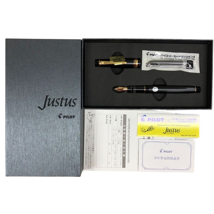 パイロット 万年筆 Justus95 ペン先14K FJ-3MR-NB-FM ブラック PILOT【AFI21】
