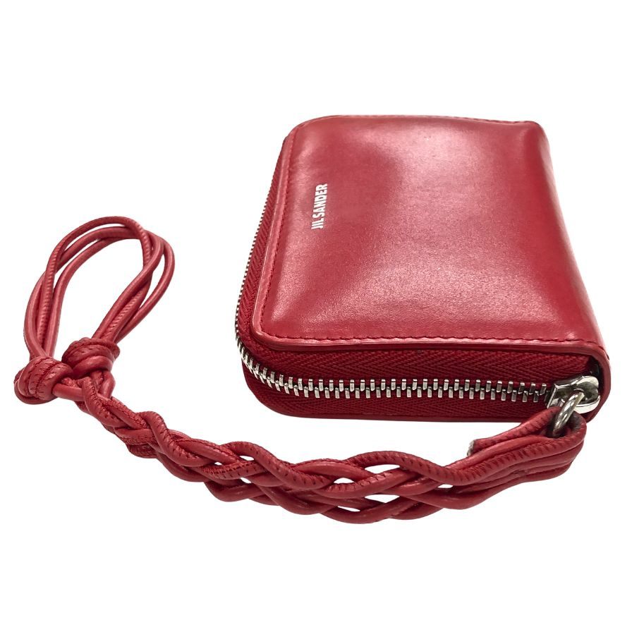ジルサンダー レザーコインケース レッド JIL SANDER