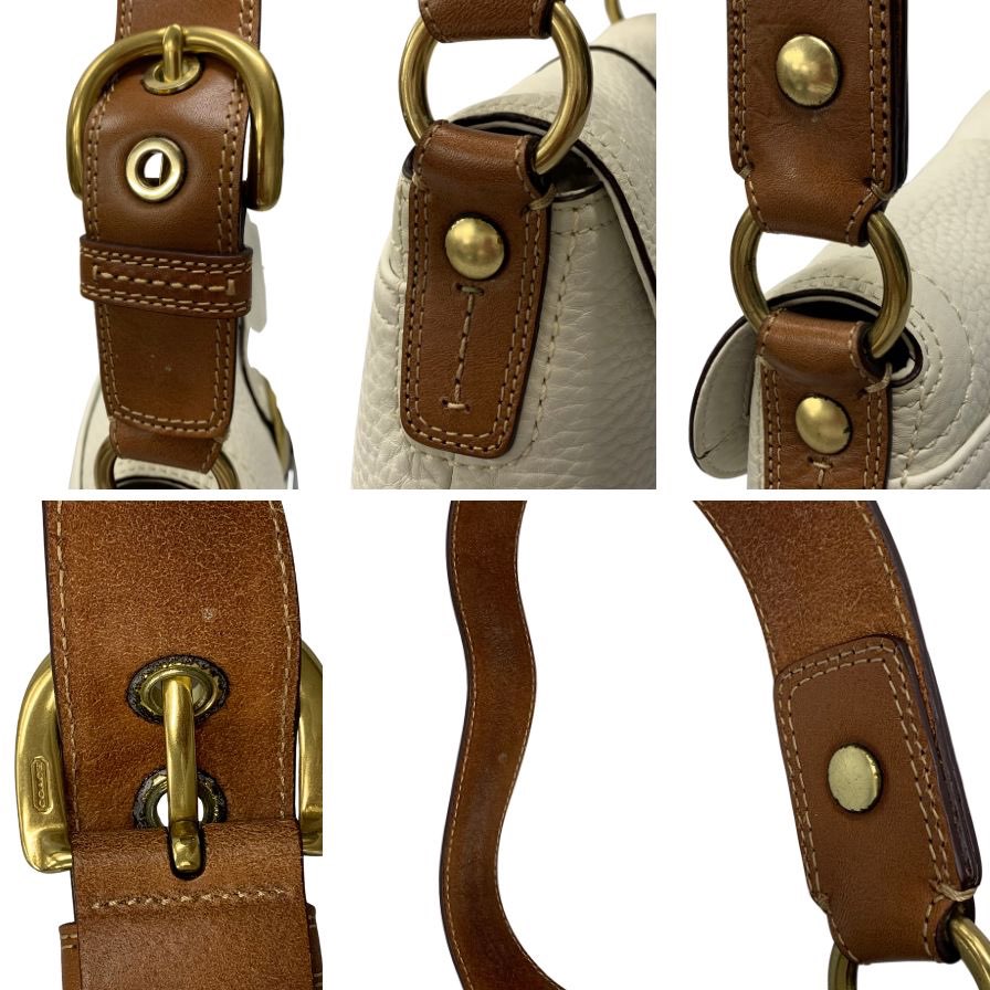 コーチ ショルダーバッグ レザー ホワイト レディース 11840 COACH【AFE10】