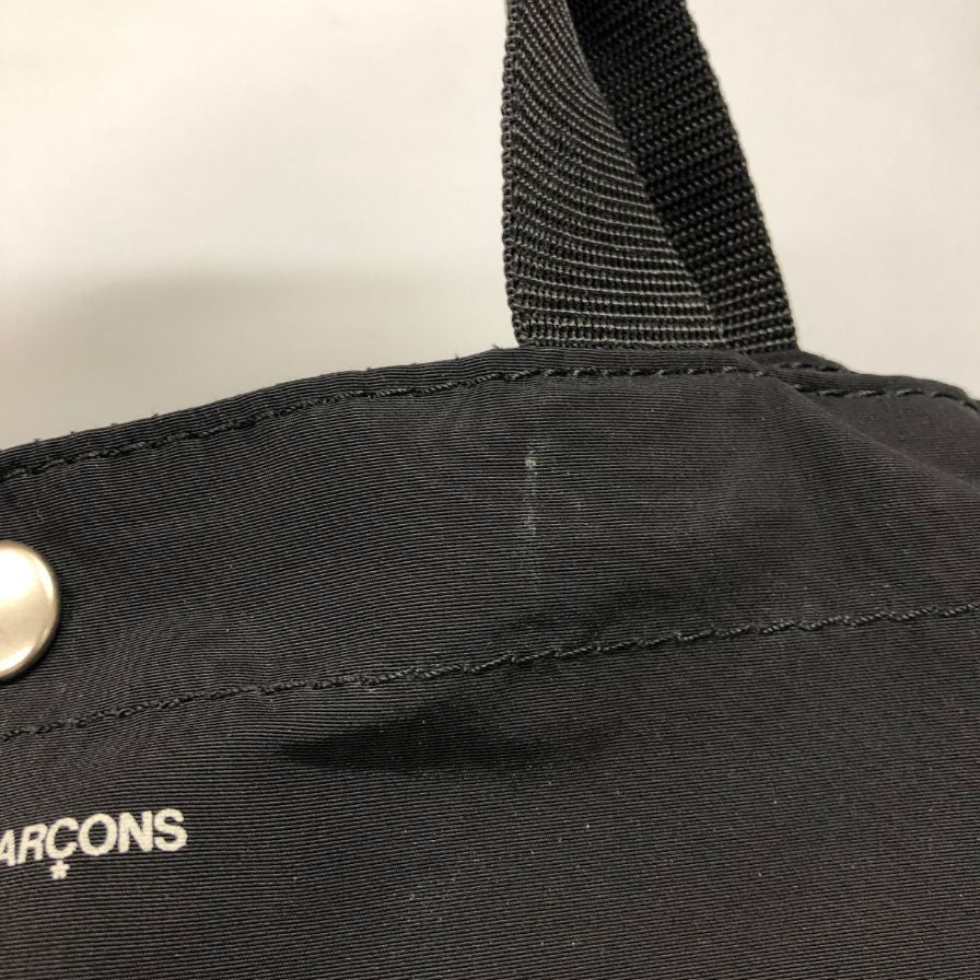 コムデギャルソン オム ショルダーバッグ 綿ナイロングログラン 2Way トート HN―K 292 ブラック COMME des GARCONS HOMME【AFE6】