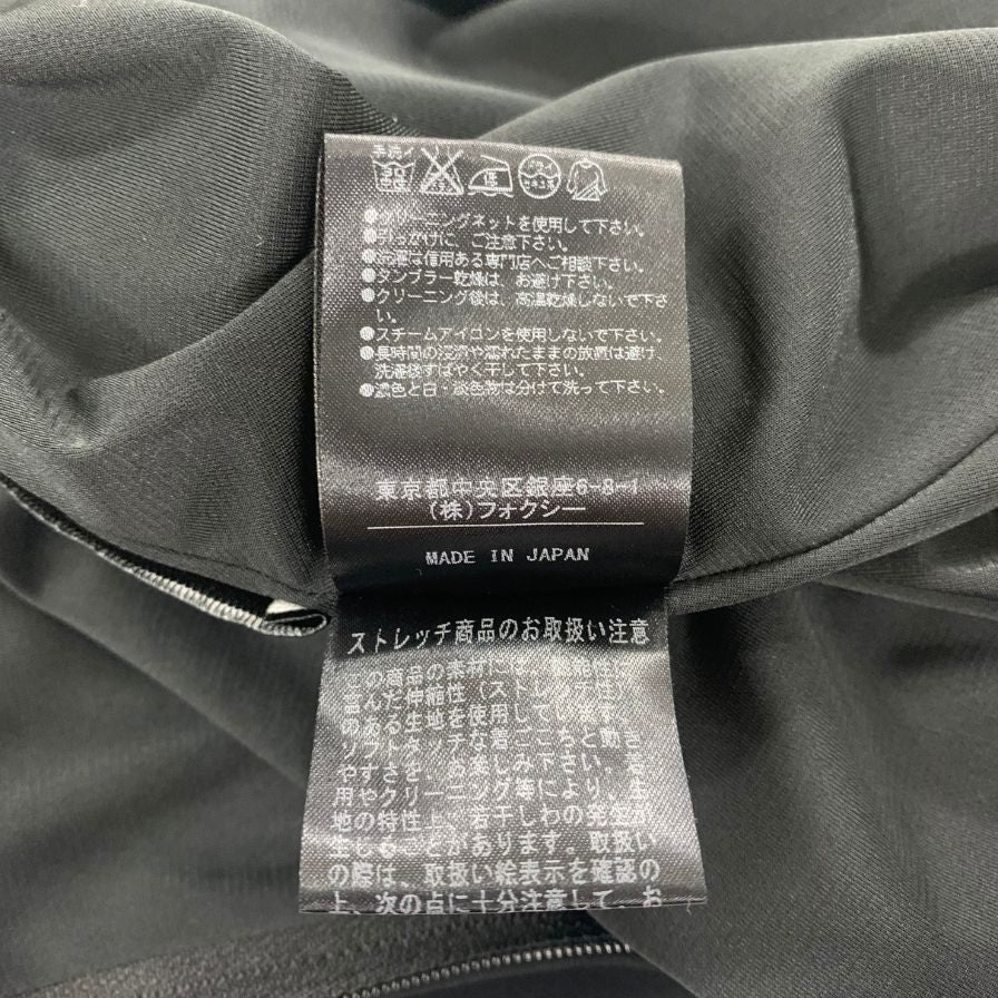 美品◆フォクシー ニューヨーク ワンピース トリアセテート 35346-NA0FY403L ブラック レディース サイズ38 FOXEY NEW YORK 【AFB7】