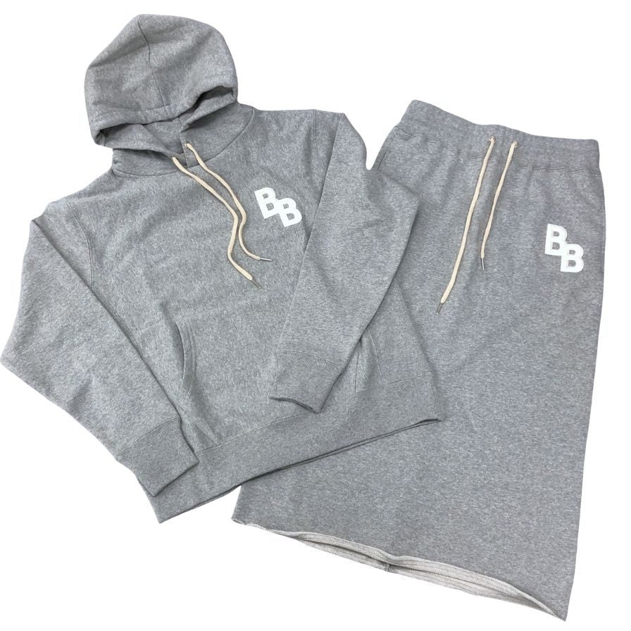 ブルックスブラザーズ レディース スウェット フーディー/スカートセットアップ Mサイズ グレー Brooks Brothers 【AFA3】