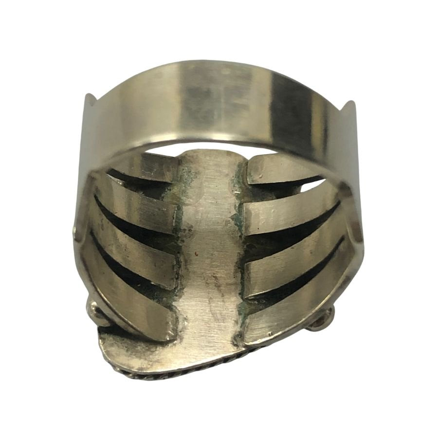 アンディ キャドマン リング ナバホ ナチュラルターコイズ スターリングシルバー ANDY CADMAN【AFI14】