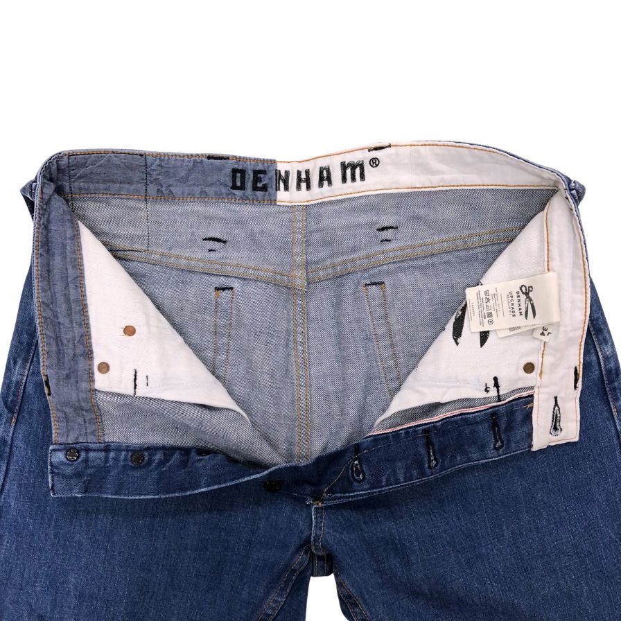 デンハム デニムパンツ UPGRADE レギュラーフィット ブルー サイズ34 DENHAM 【AFB38】
