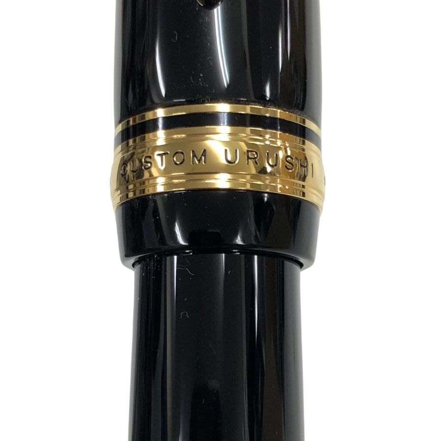 パイロット 万年筆 カスタム 漆 Urushi ペン先18K FKV-88SR-B-FM ブラック ユニセックス PILOT【AFI6】