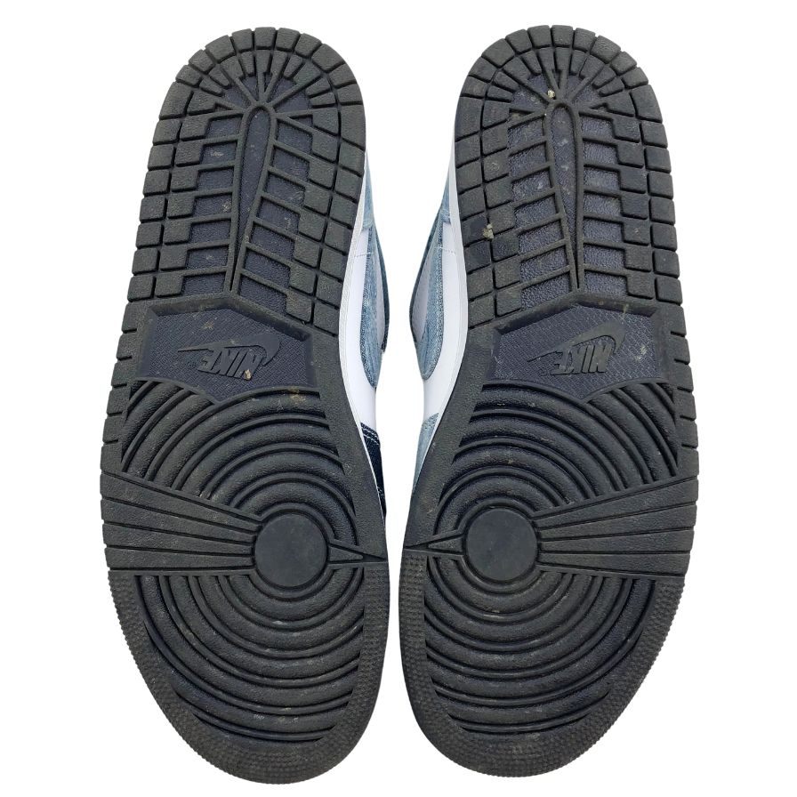 ナイキ ローカットスニーカー エアジョーダン ワン ロー ウォッシュド デニム ブルー メンズ サイズ28cm CZ8455-100 Nike Air Jordan 1 Low 約28.0cm【AFC46】