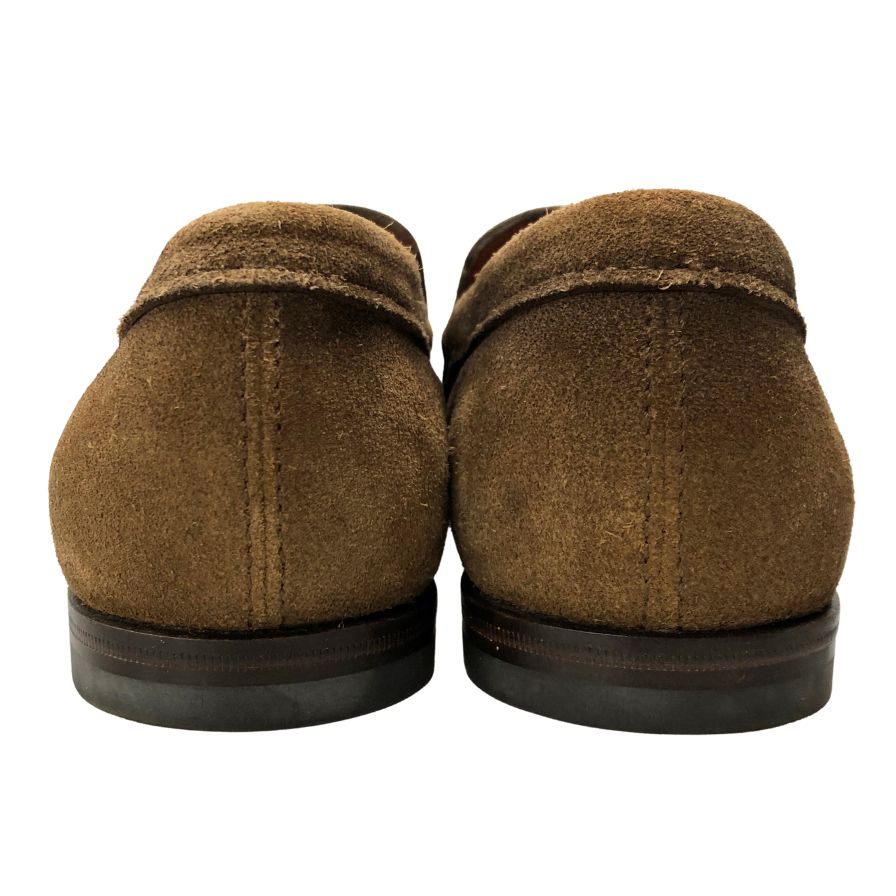 サントーニ ローファー 18000 スエード ブラウン サイズUK6.5 メンズ SANTONI 約25.0cm【AFC40】