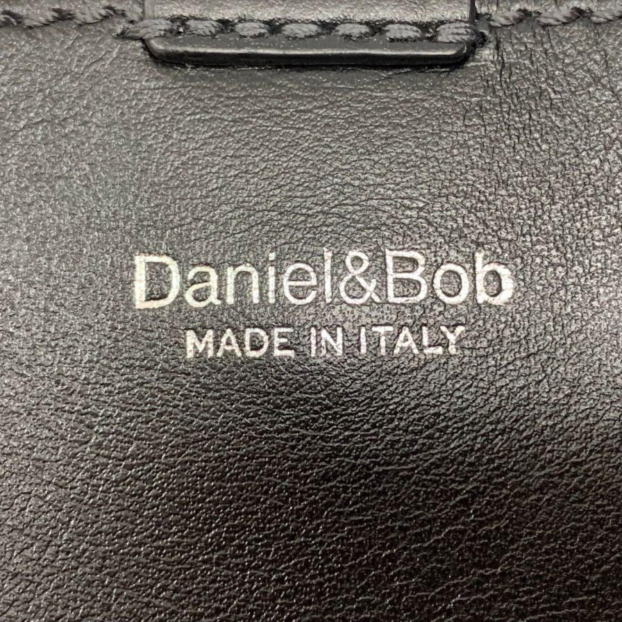 ダニエル&ボブ ミニショルダーバッグ レザー ブラック メンズ Daniel&Bob【AFE11】