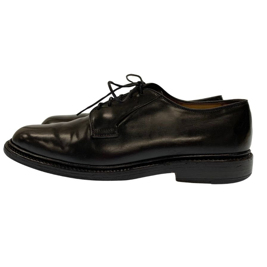 中古◆アレンエドモンズ レザーシューズ 9501 プレーントゥ コードバン ブラック メンズ サイズ7.5D Allen Edmonds【AFC30】