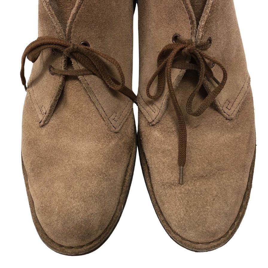 クラークス デザートブーツ スエード ベージュ メンズサイズ41 Clarks 約25.5cm【AFC29】