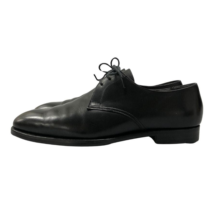 クロケット&ジョーンズ レザーシューズ 外羽根プレーントゥ AINTREE ブラック サイズUK6.5E crokett&jones ビジネスシューズ 約25.5cm【LA】【中古】