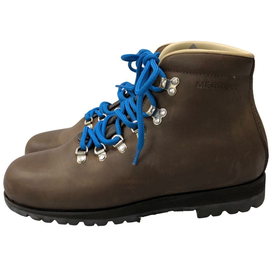 メレル トレッキングブーツ LEATHER ブラウン イタリア製 メンズ サイズ8 MERRELL ブーツ 約26.0cm【LA】【中古】