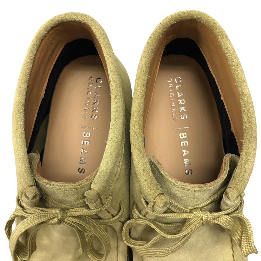 クラークス レザーシューズ ビームス別注 ワラビー BTBGTX ベージュ メンズ サイズUK7.5 CLARKS 約26.5cm【AFD4】
