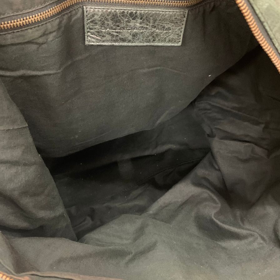 バレンシアガ ショルダーバッグ ザ・クーリエ 159671 3444 レザー メンズ ブラック BALENCIAGA【AFE11】