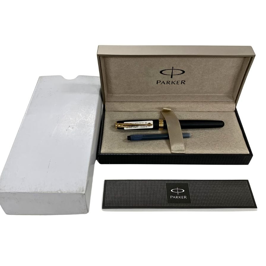 パーカー 万年筆 ソネット 細字 ペン先 18K 750 オリジナル M ブラック ゴールド GT PARKER SONNET【AFI18】