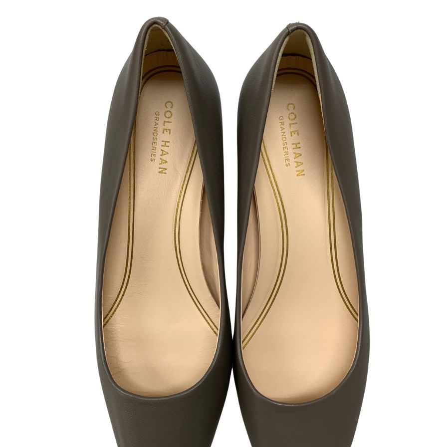 コールハーン パンプス グランド アンビション ウェッジ 55MM W15849 レザー グレー レディース サイズ6.5B COLE HAAN GRND AMBTN WEG 55MM 約23.5cm【AFD13】
